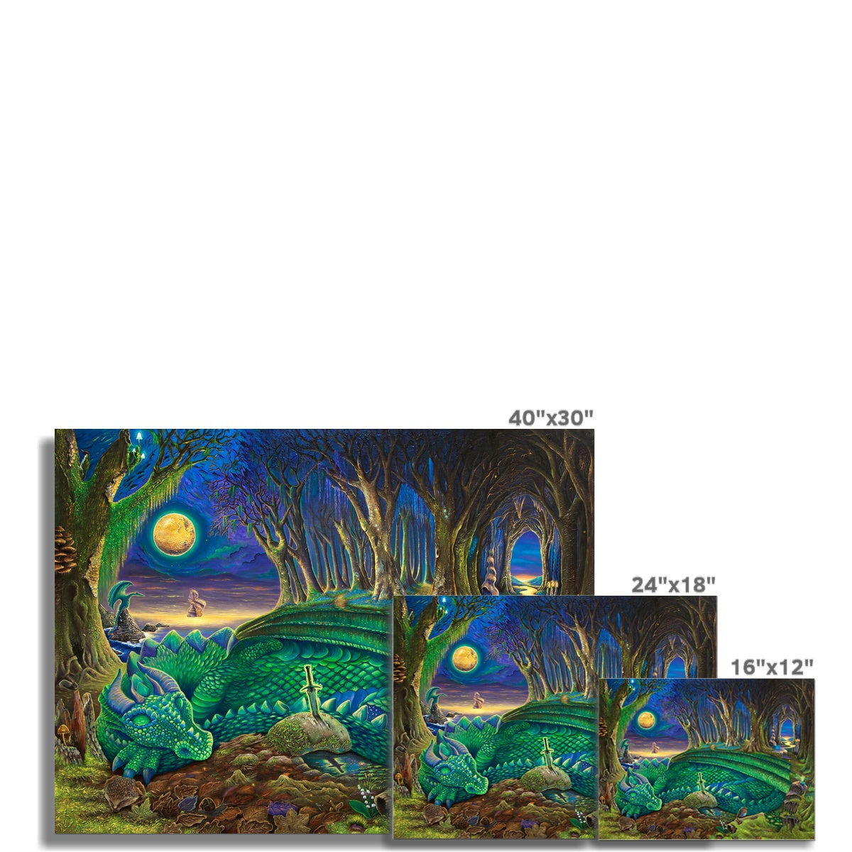Dragons Slumber Fine Art Print