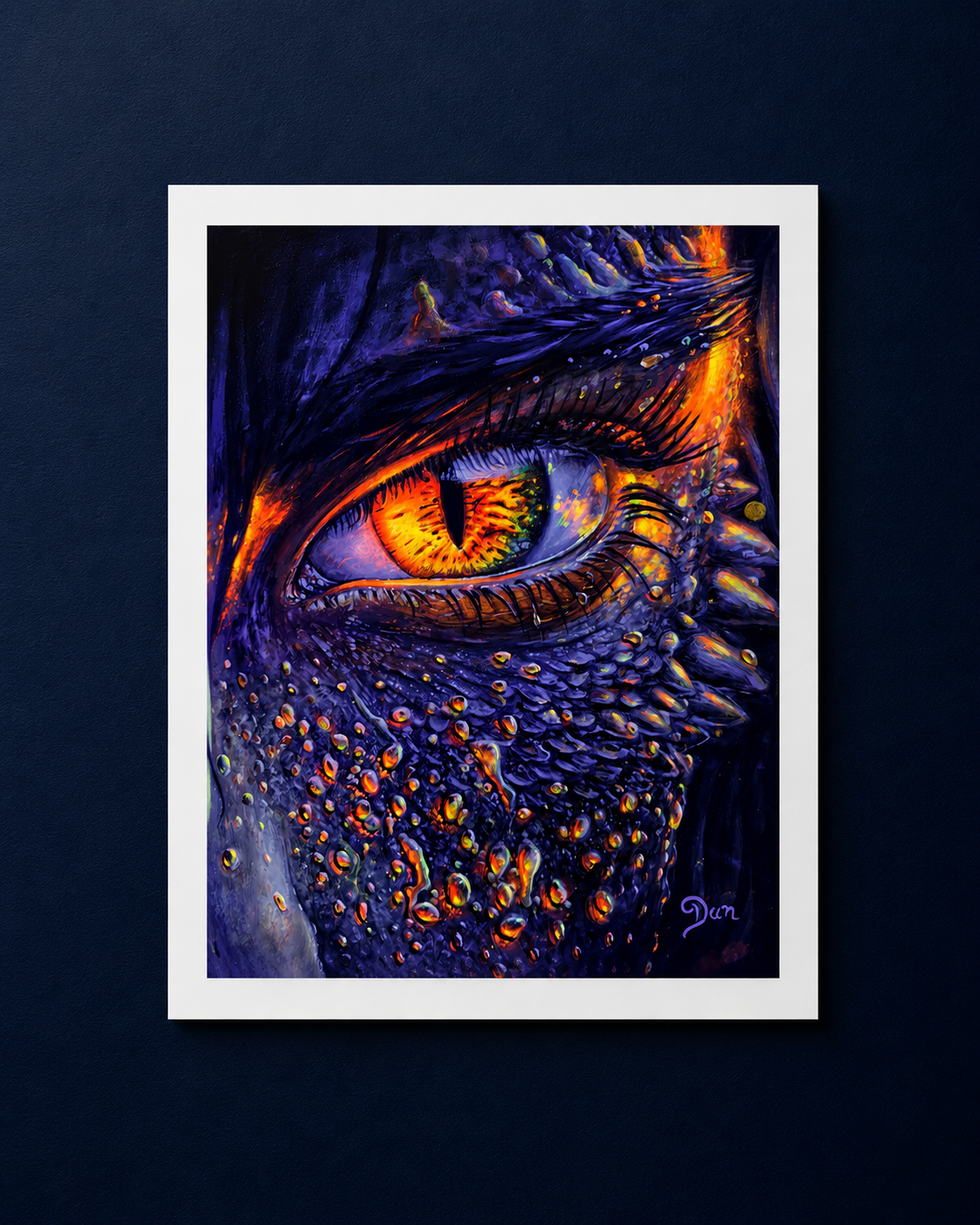 Fighting Fire Art Print