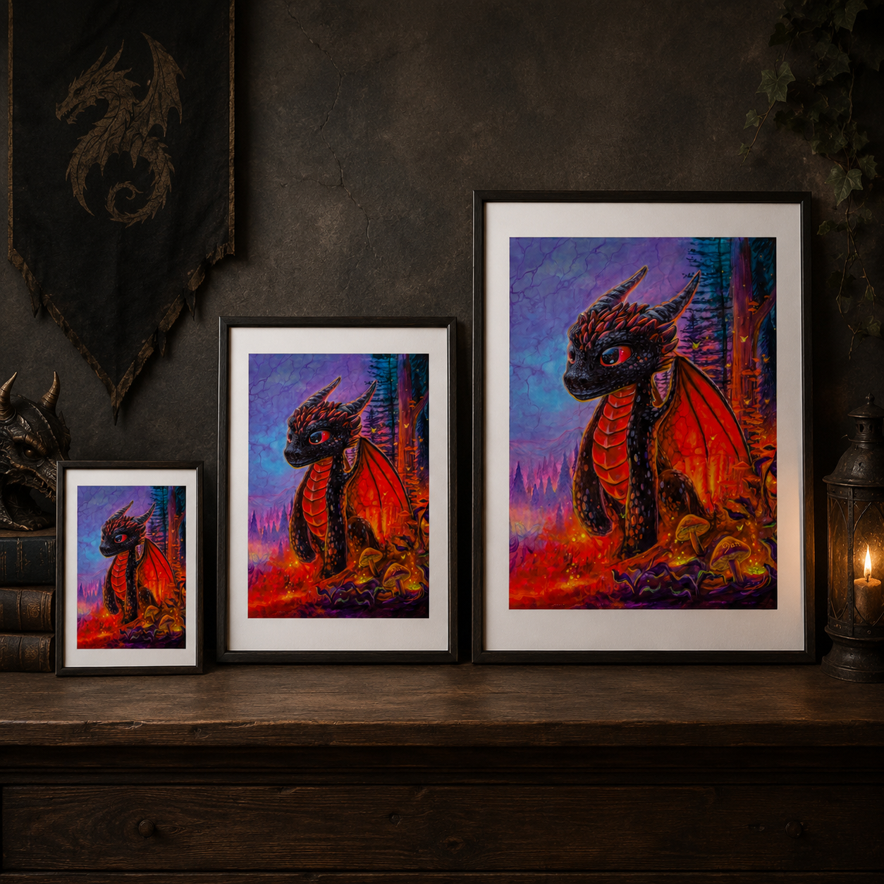 Pyro Art Print
