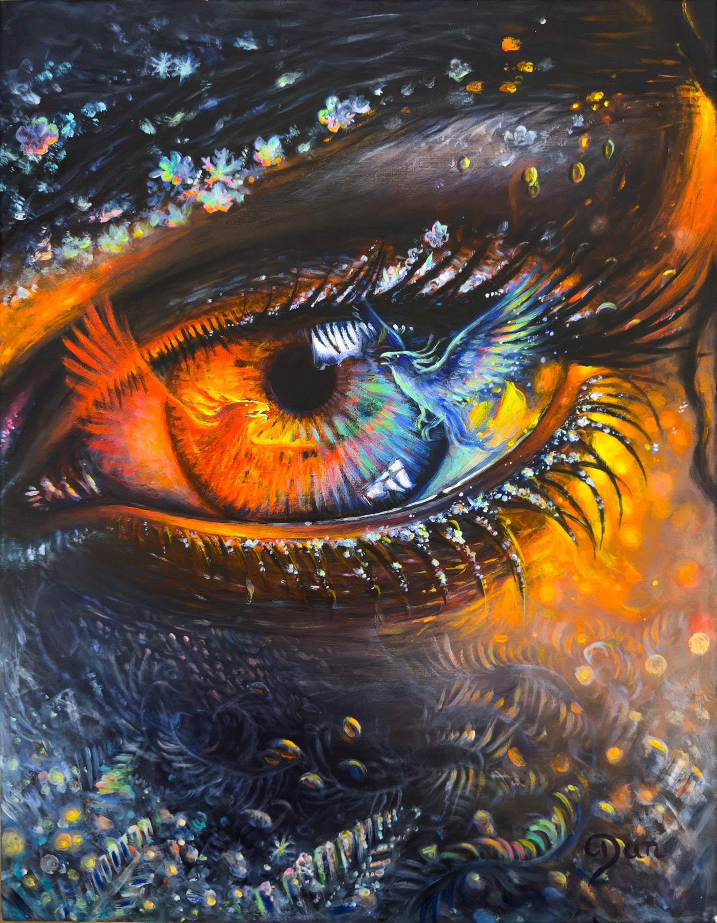 Fire and Ice Art Print