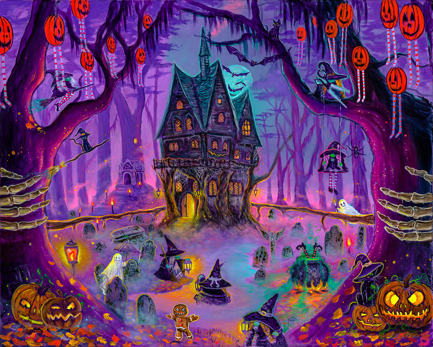 The Witchs Hotel Fine Art Print