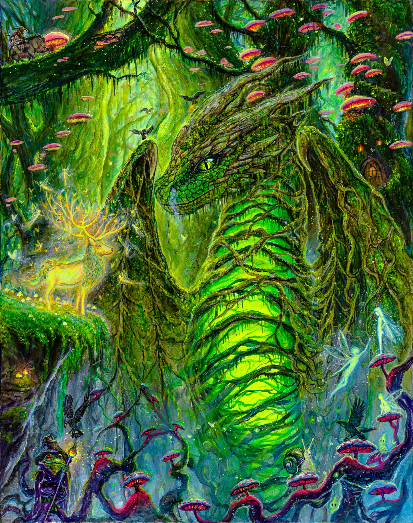 The Enchanted Encounter Art Print