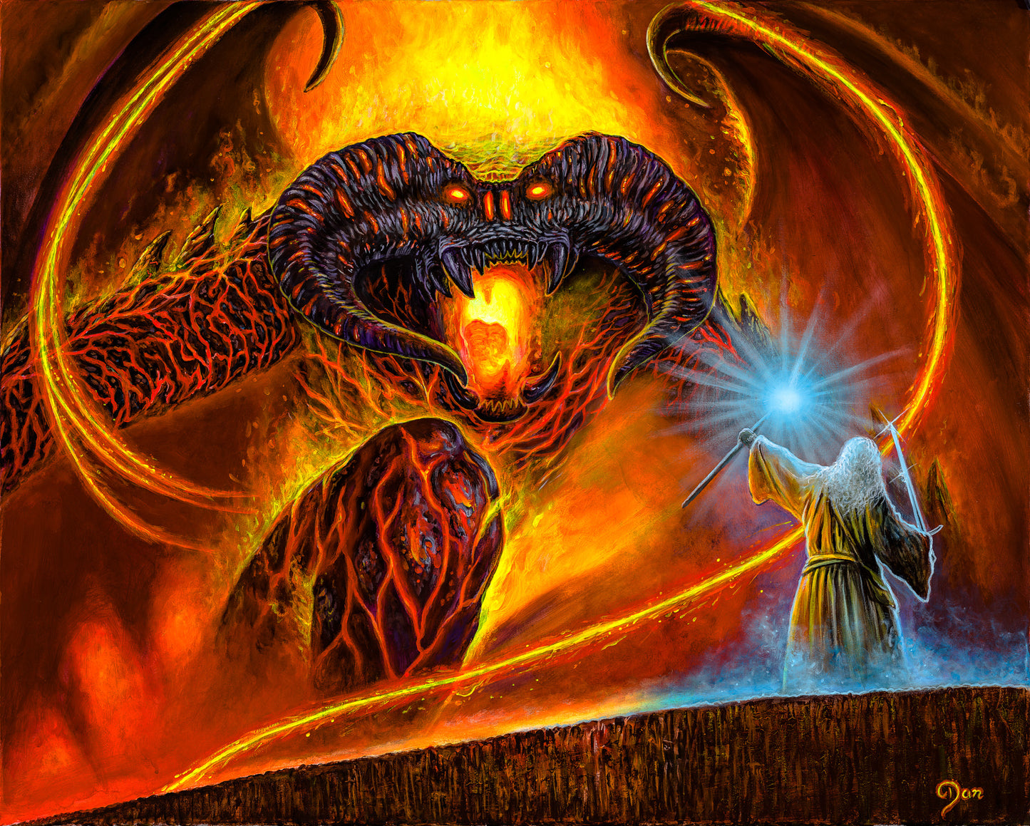 Servant of The Secret Fire Fine Art Print