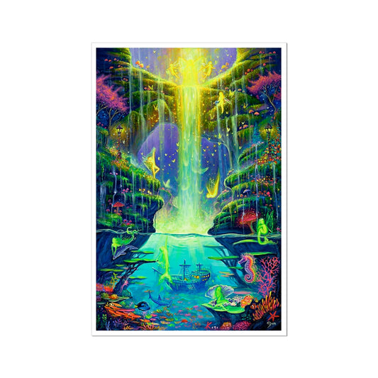 The Enchanted Waterfall Fine Art Print