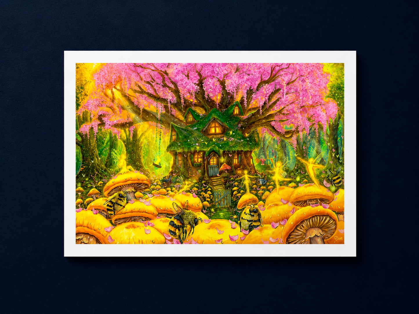The Enchanted Dream House Art Print