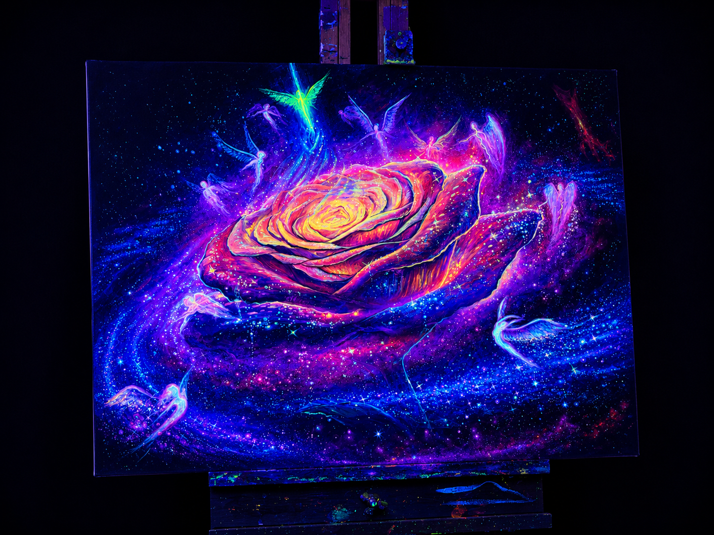 Rose Nebula Original Painting
