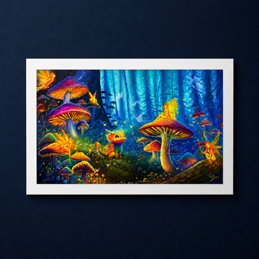 Innocent Gaze Art Print