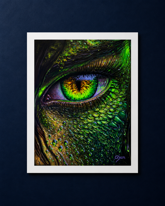 Woodland Rider Art Print
