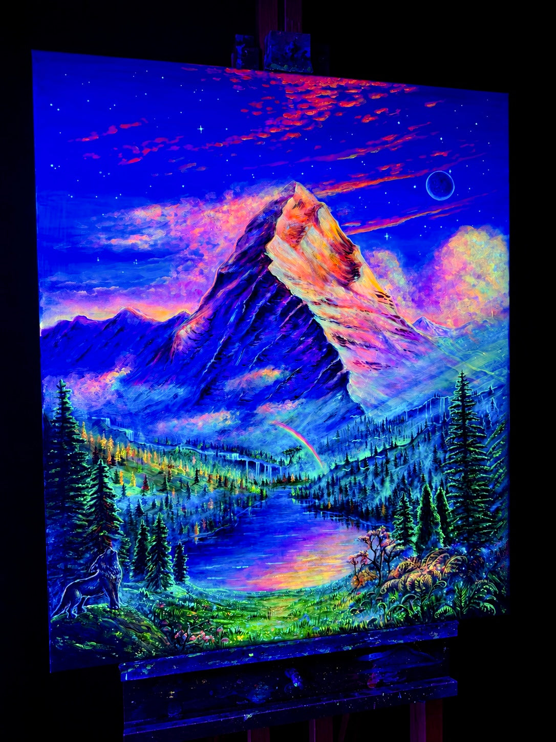 Celestial Peak Original Painting