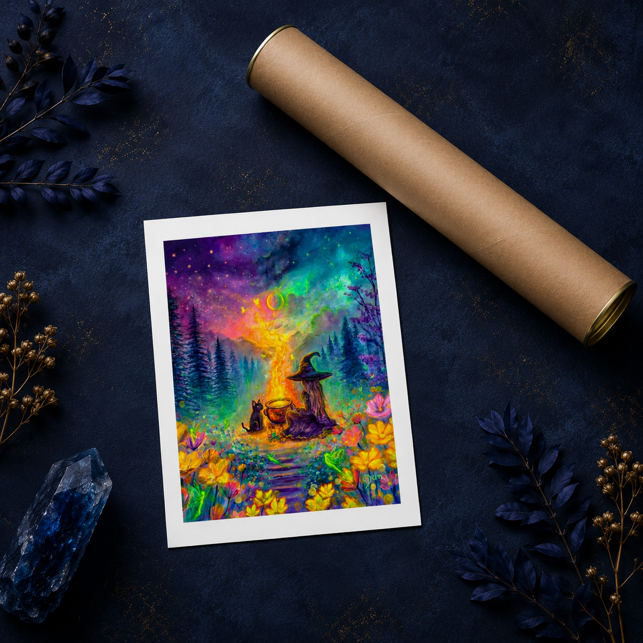 A Moonlit Spell Art Print