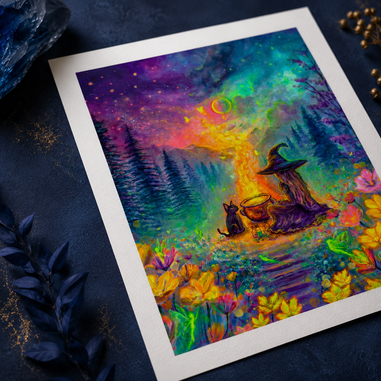 A Moonlit Spell Art Print