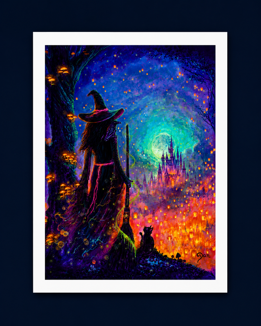 Enchanted Embers Art Print