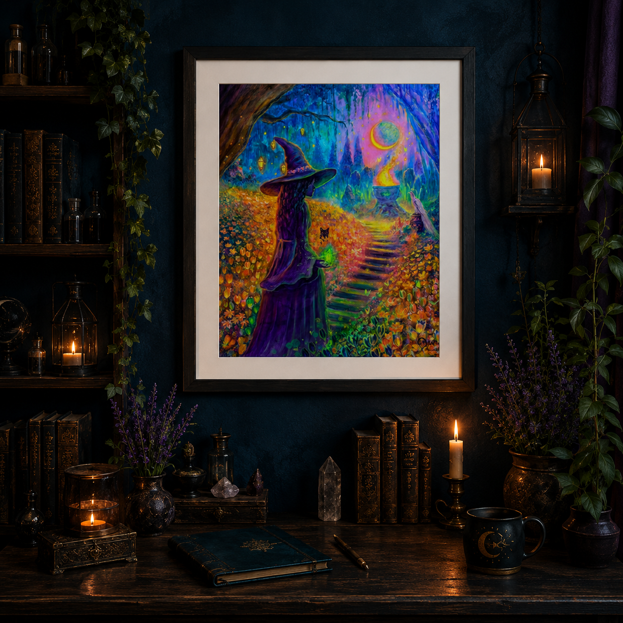 A Secret Garden Spell Art Print