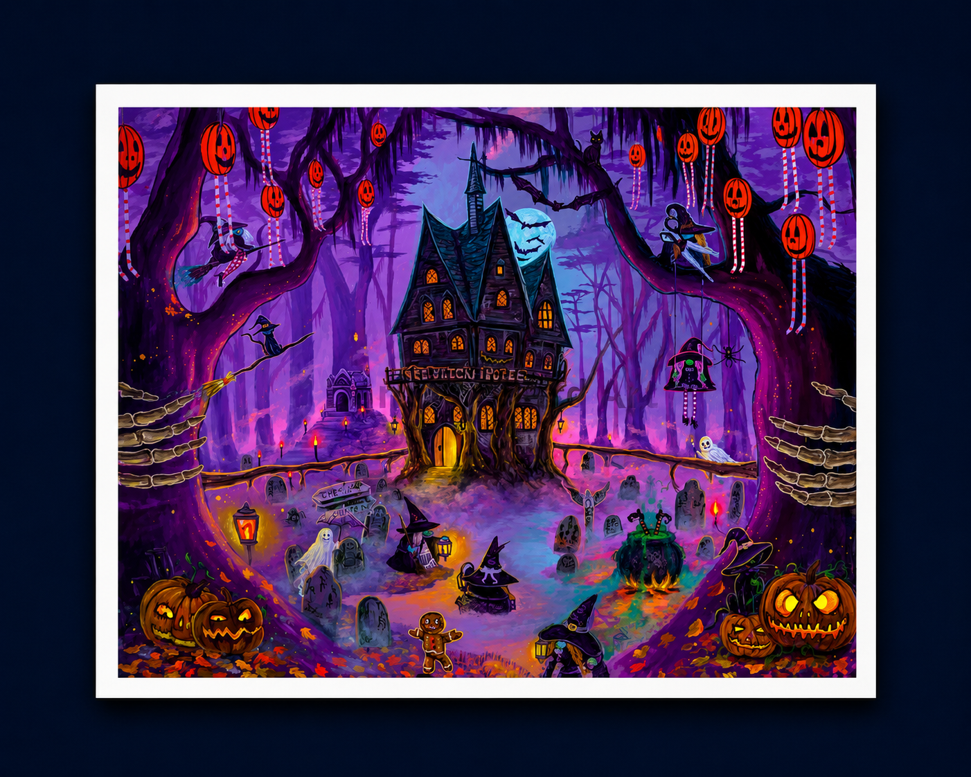 The Witchs Hotel Fine Art Print