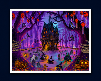 The Witchs Hotel Fine Art Print