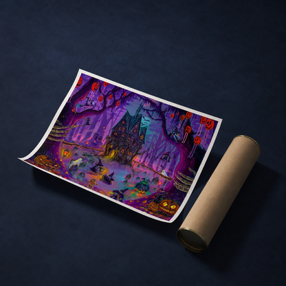 The Witchs Hotel Fine Art Print