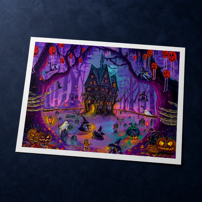 The Witchs Hotel Fine Art Print