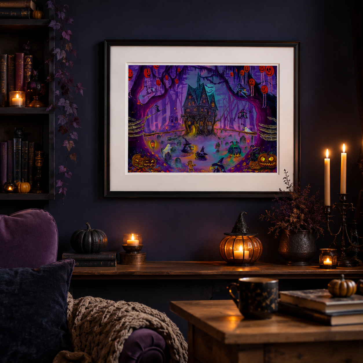 The Witchs Hotel Fine Art Print
