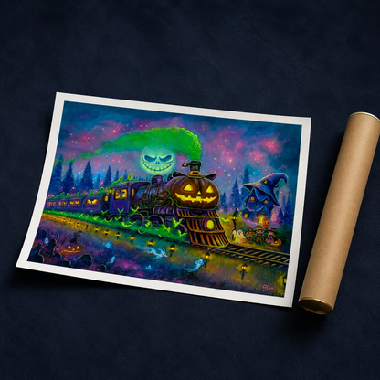 The Midnight Train Art Print