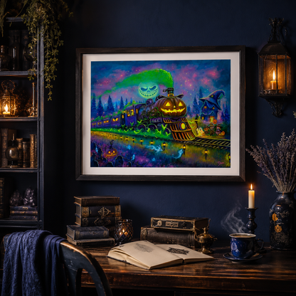 The Midnight Train Art Print