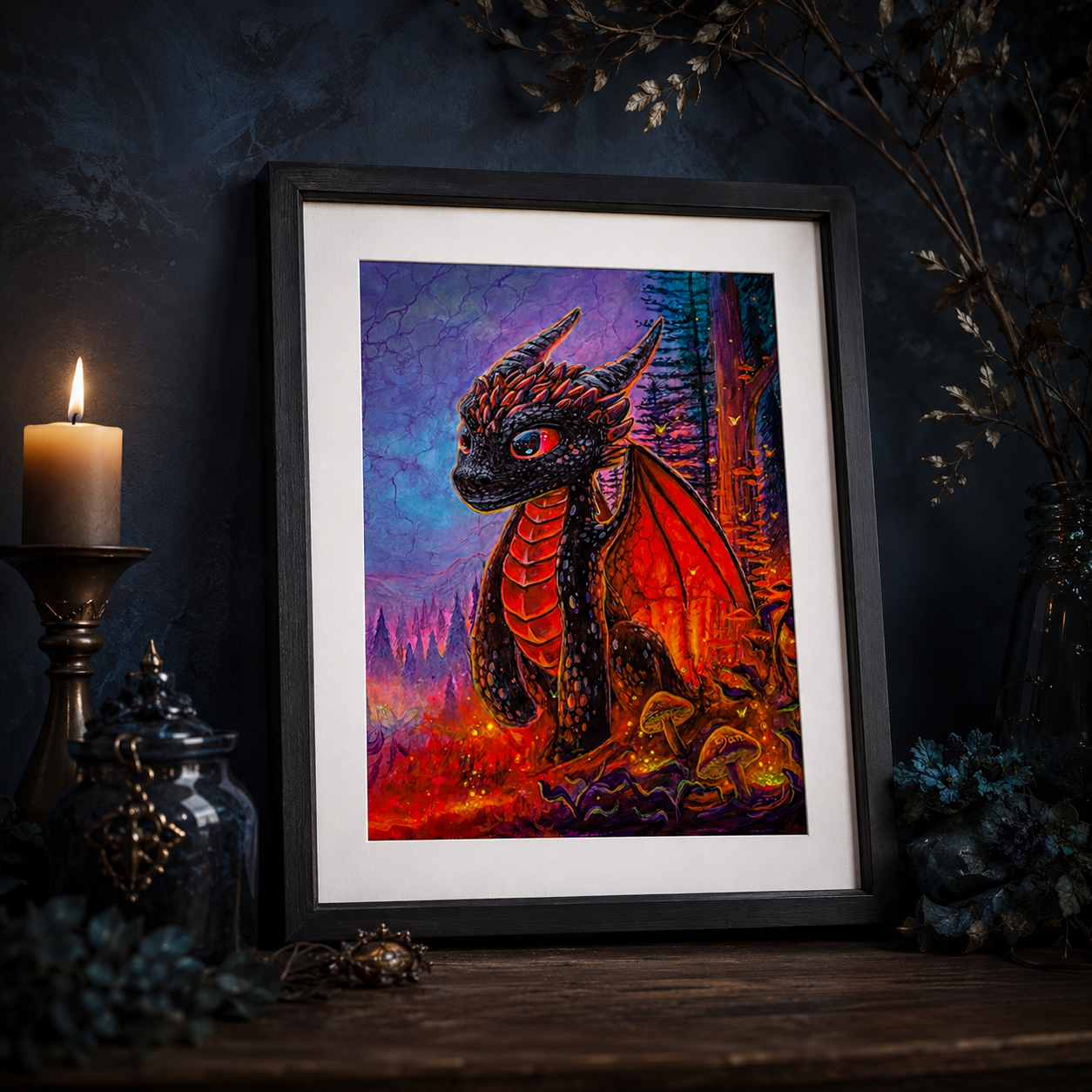Pyro Art Print