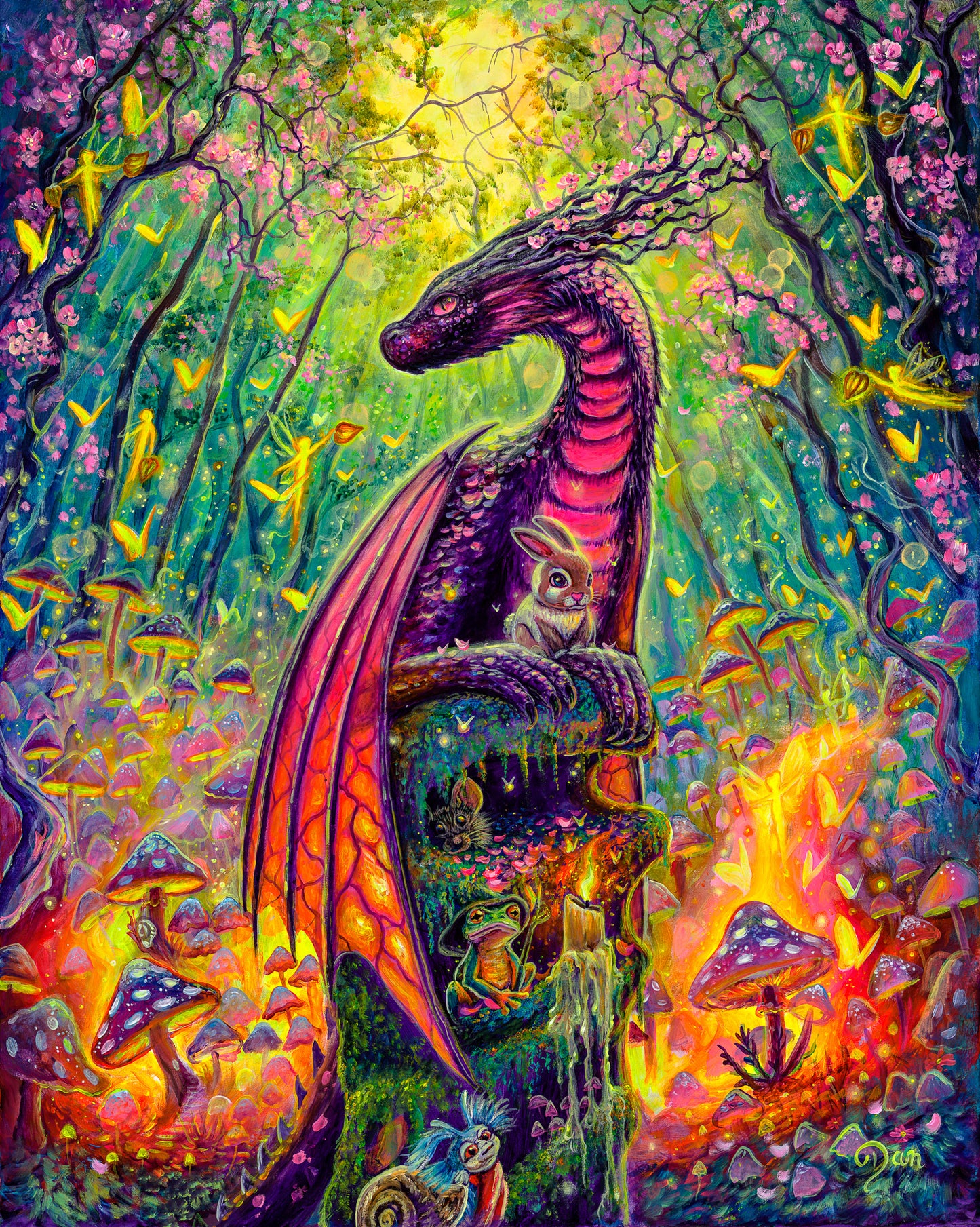 Guardian of Fairy Hollow Art Print