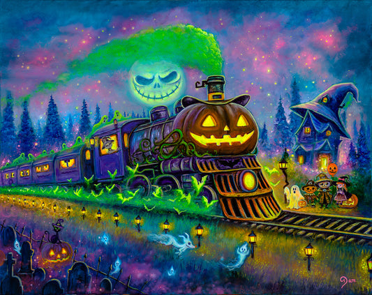 The Midnight Train Art Print