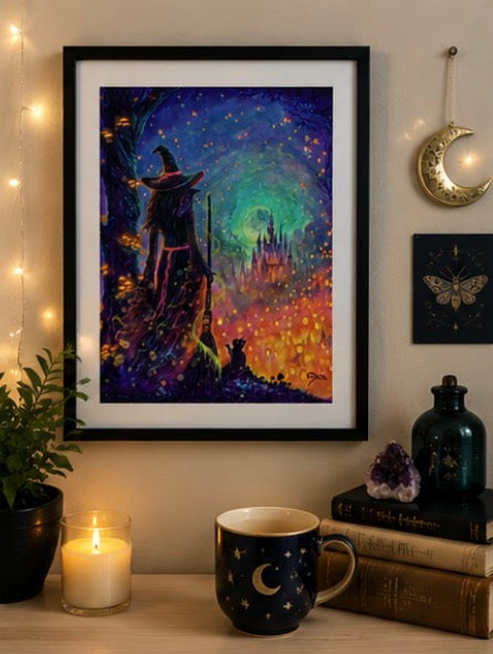Enchanted Embers Art Print