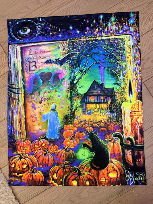 UV Glow Tapestry - I Put A Spell On You