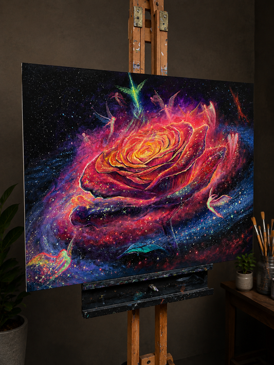Rose Nebula Original Painting