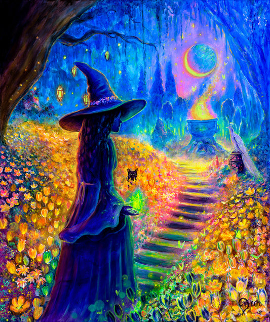A Secret Garden Spell Art Print