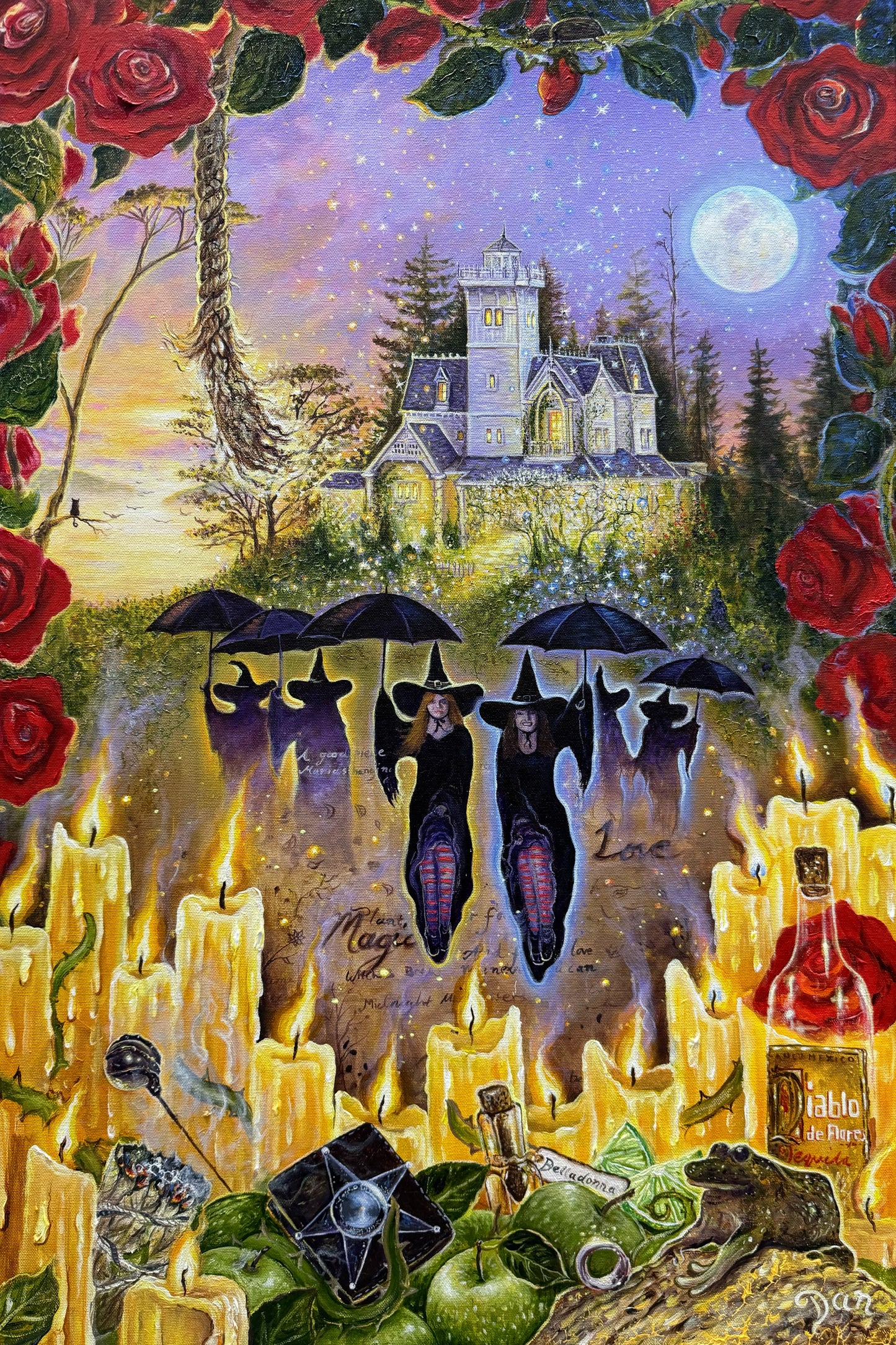 A True Loves Spell Canvas Print