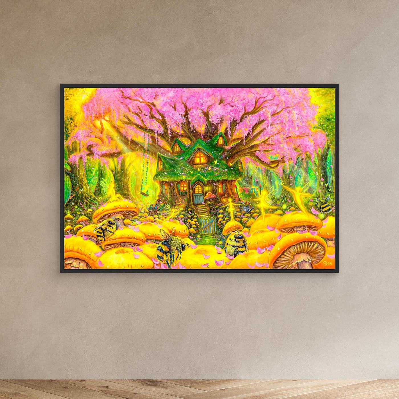 The Enchanted Dream House Canvas Print