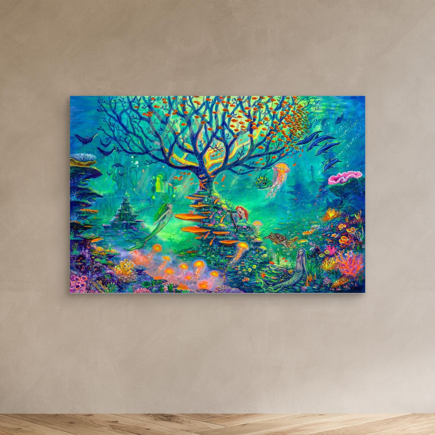 Poseidon's Grove Canvas Print 
