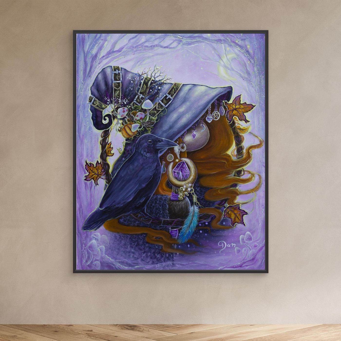 Sybil the New forest witch Canvas Print