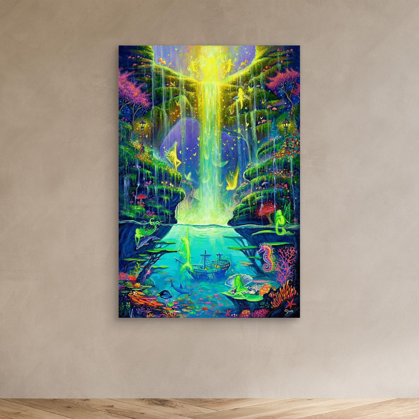Mystic Falls Canvas Print