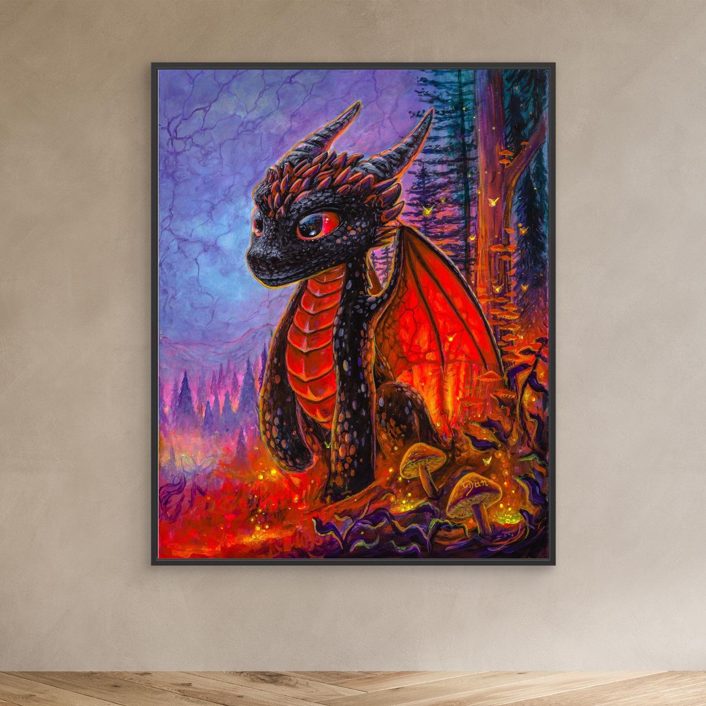 Pyro Canvas Print