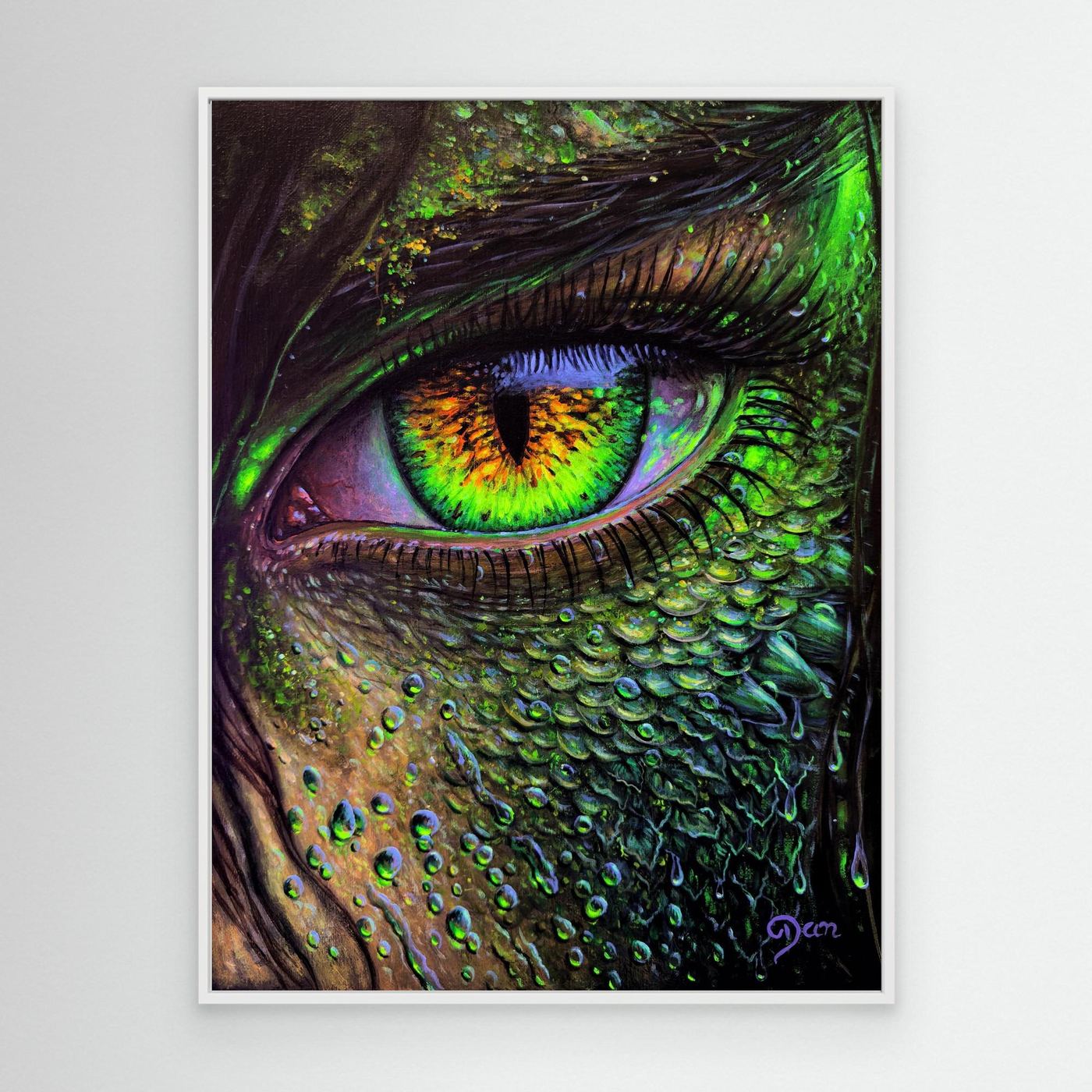 Woodland Dragon Rider Canvas Print 