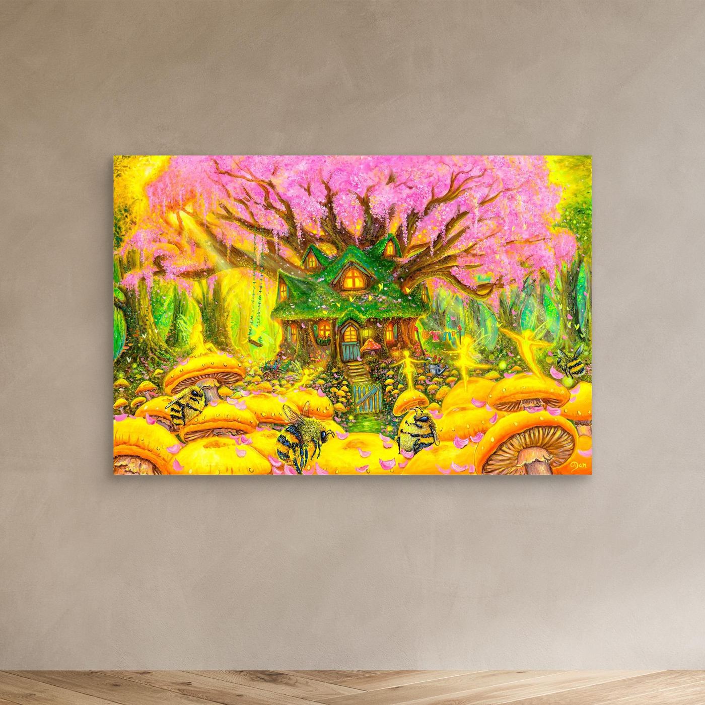 The Enchanted Dream House Canvas Print