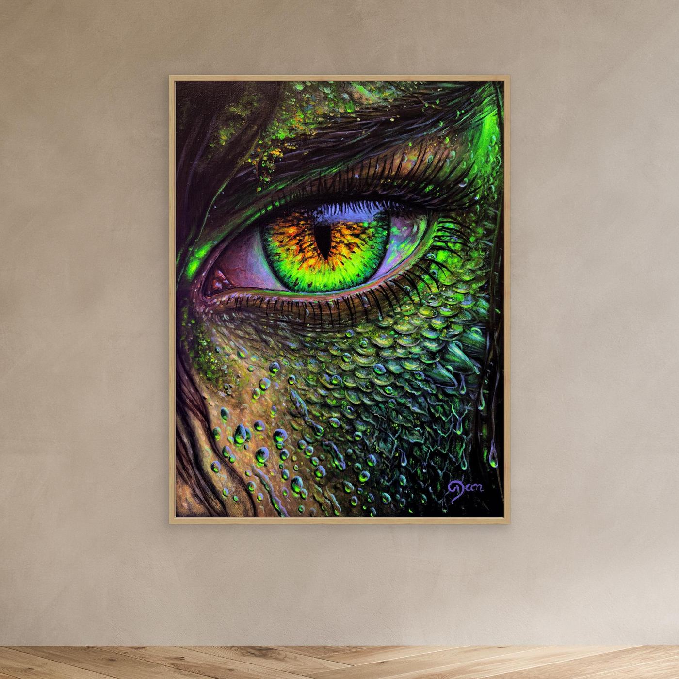 Woodland Dragon Rider Canvas Print 