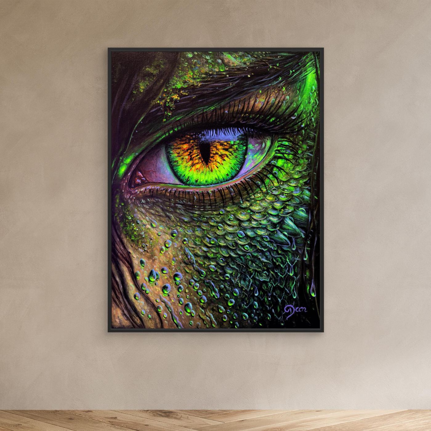 Woodland Dragon Rider Canvas Print 
