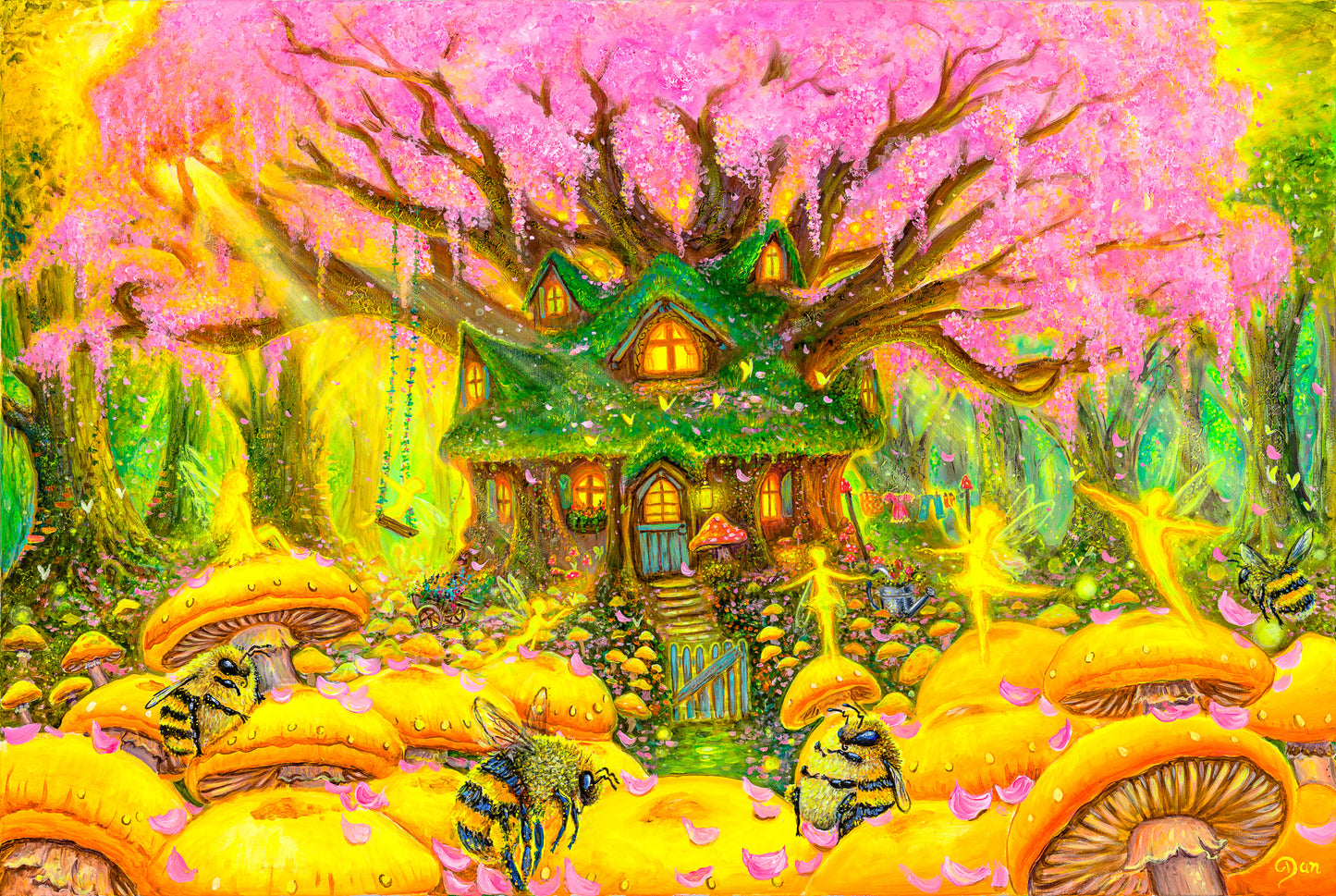 The Enchanted Dream House Art Print