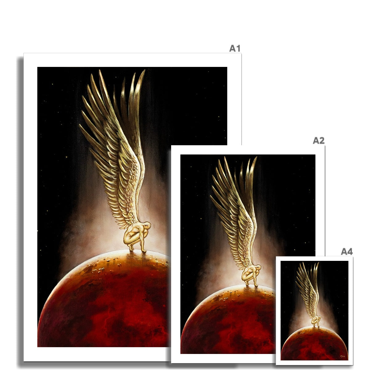Angel of Mars Fine Art Print