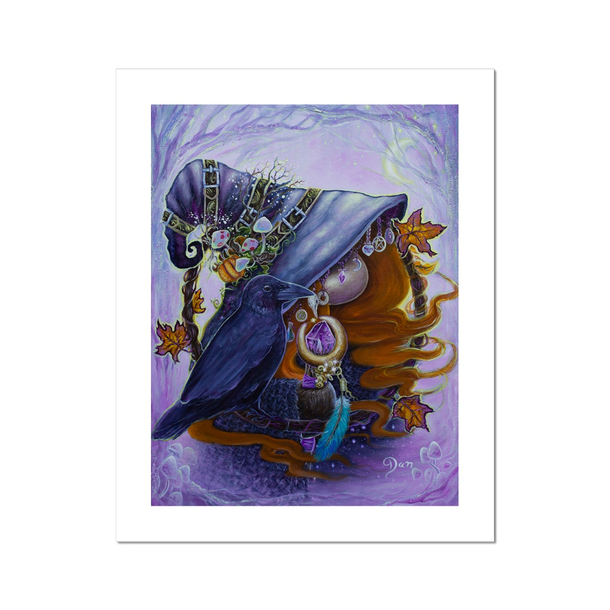 New Forest Witch Sybil Fine Art Print